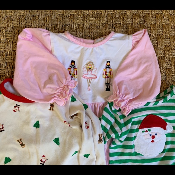 LOT Girl’s Christmas Clothes 12-18M - Picture 2 of 3